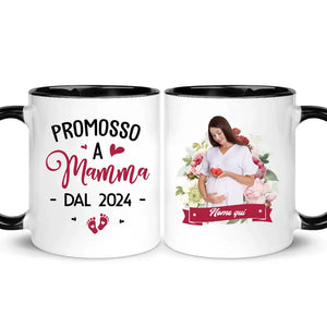 Tazza personalizzata per Mamma | Promosso a mamma