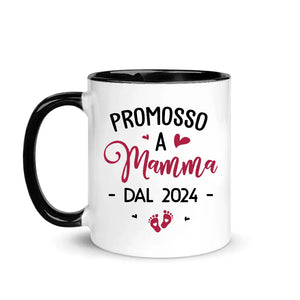 Tazza personalizzata per Mamma | Promosso a mamma