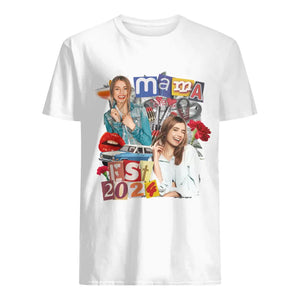 Camiseta personalizada para mamá | Mamá EST 2024 | Foto collage