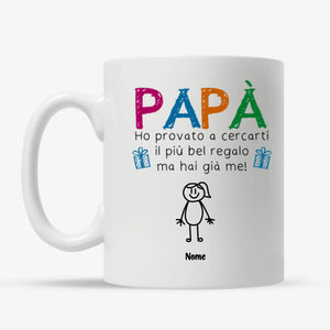 Taza personalizada para papá | Regalo personalizado para papá | El mejor regalo