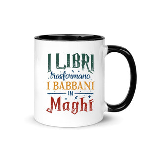 Los libros convierten a los muggles en magos, Taza personalizable para amantes de los libros