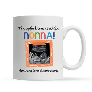 Taza personalizada para abuela | Regalo personalizado para abuela | ¡Confirmo! Mamá te ama abuela