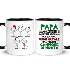 Tazza personalizzata per Papà | Regalo personalizzato per Padre | Papà, sono contento, non ero solo una sega