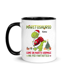 Tazza personalizzata per Marito | Regalo personalizzato per Marito | Maritosaurio Come un marito normale ma più fantastico