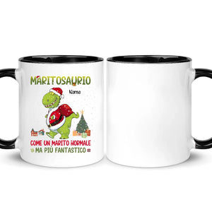 Taza personalizada para marido | Regalo personalizado para marido | Maritosaurus Como un marido normal pero más fantástico.