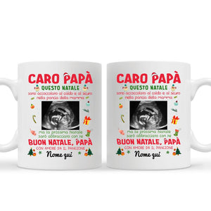 Taza personalizada para papá | Regalo personalizado para padre | QUERIDO PAPÁ esta Navidad