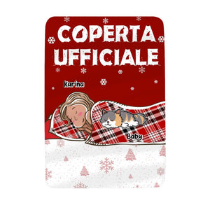 Coperta personalizzata per Gli amanti degli animali domestici | Regalo personalizzato per Gli amanti degli animali domestici | Coperta Ufficiale