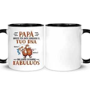 Taza personalizada para papá | Regalo personalizado para papá | Gracias por compartir tu ADN.