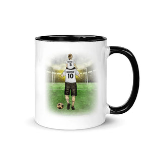 Taza personalizada para papá | Regalo personalizado para papá | El equipo de fútbol de papá.