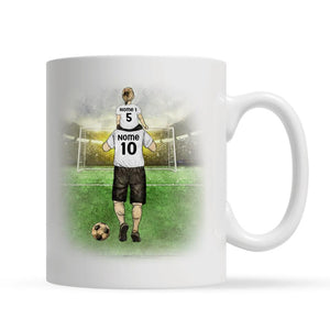 Tazza personalizzata per Papà | Regalo personalizzato per Papà | Squadra di calcio del papà