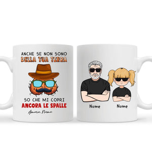 Taza personalizada para papá | Regalo personalizado para papá | Aunque no sea de tu tierra