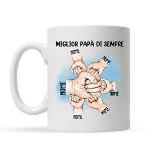 Taza personalizada para papá | Regalo personalizado para padre | El mejor papá