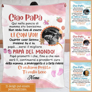 Felpa con cappuccio personalizzata per Papà | Regalo personalizzato per Papà | Papà Proteggi La Mamma