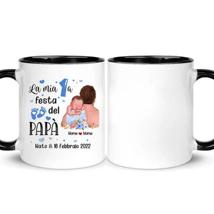 Taza personalizada para papá | Regalo personalizado para padre | Mi primer día del padre