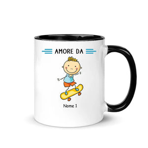 Taza personalizada para abuelo | Regalo personalizado para abuelo | Sólo los mejores papás son ascendidos a abuelo