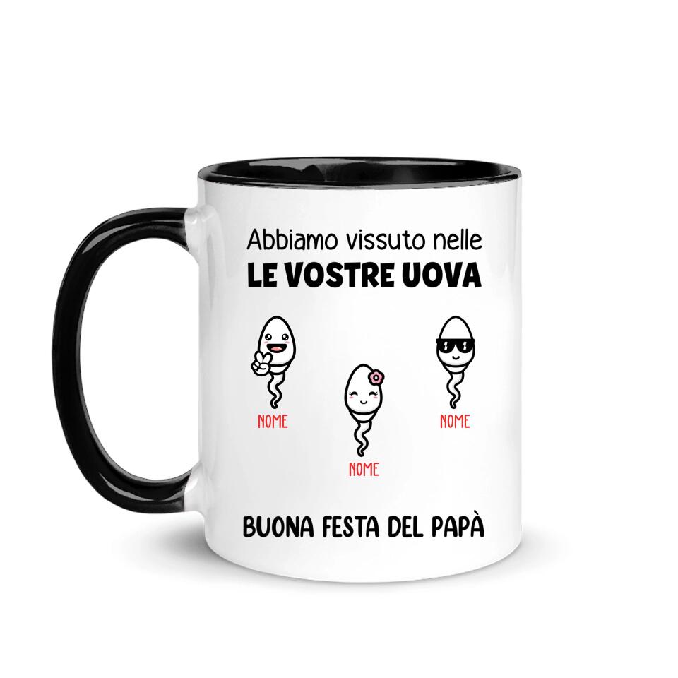 Tazza personalizzata per Papà | Regalo personalizzato per Papà | Buona festa del papà