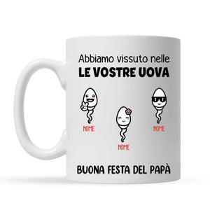 Tazza personalizzata per Papà | Regalo personalizzato per Papà | Buona festa del papà