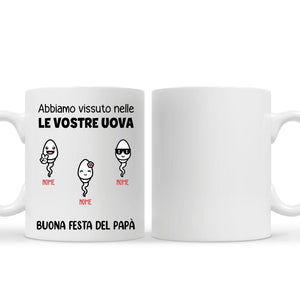 Tazza personalizzata per Papà | Regalo personalizzato per Papà | Buona festa del papà