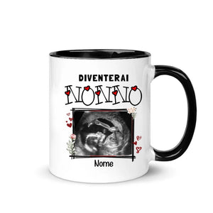 Taza personalizada para abuelo | Regalo personalizado para abuelo | Te convertirás en abuelo