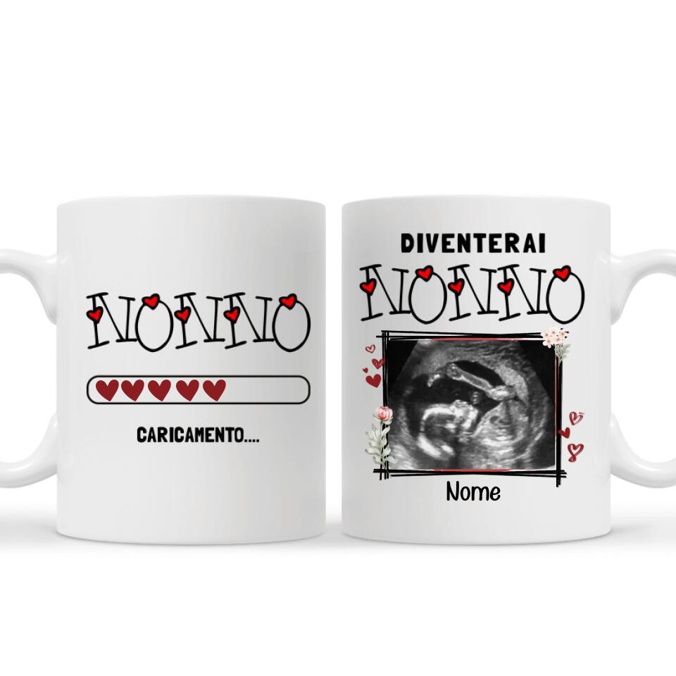 Taza personalizada para abuelo | Regalo personalizado para abuelo | Te convertirás en abuelo