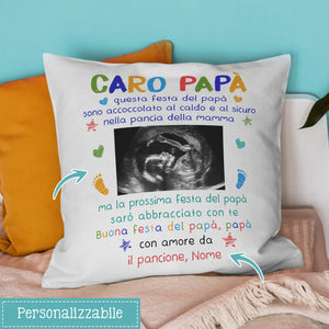 Cuscino personalizzato per papà | Regalo personalizzato per papà | Buona festa del papà