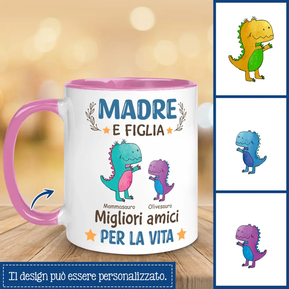 Taza personalizada para mamá | Regalo personalizado para madre / Mejores amigos de por vida